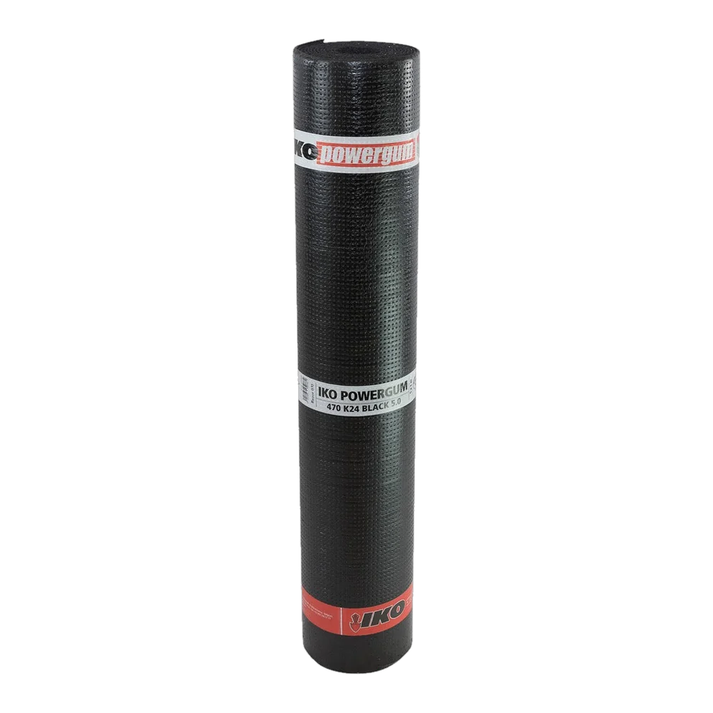 IKO powergum 470K24 bitumen toplaag in zwart