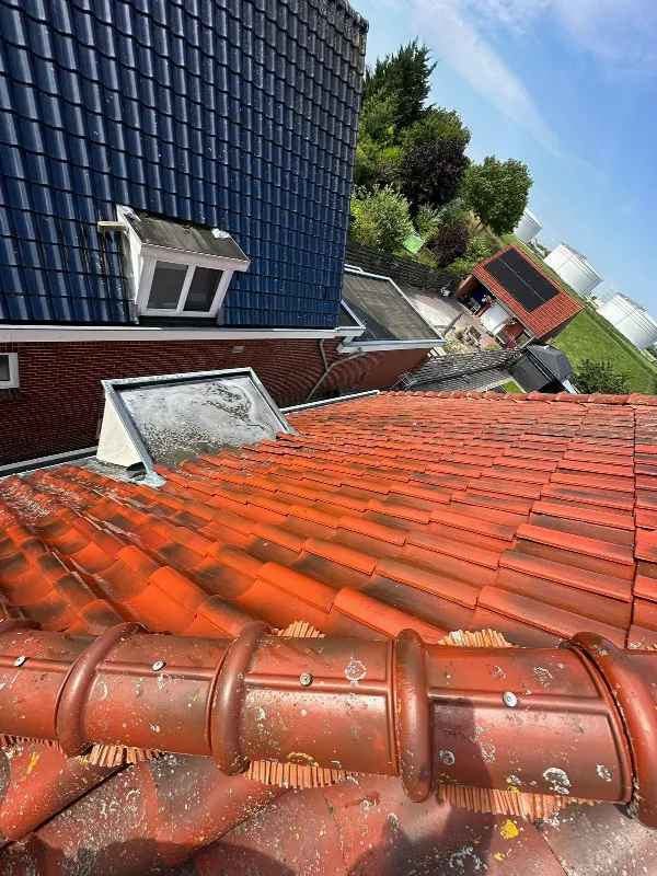 Pannendak reinigen in zuidbroek