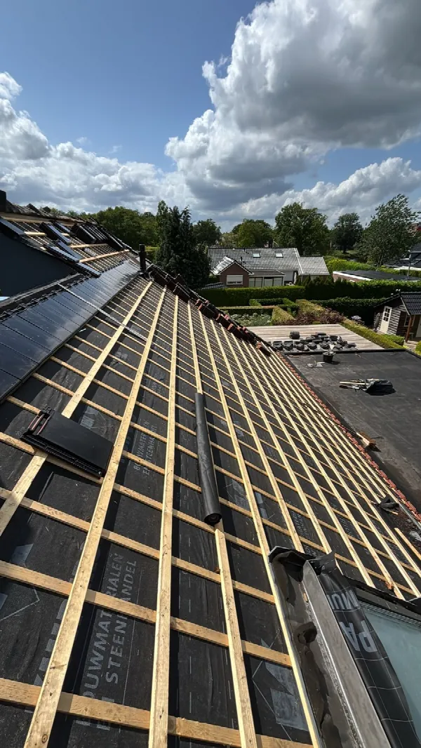 Pannendak renovatie Veendam 200m2