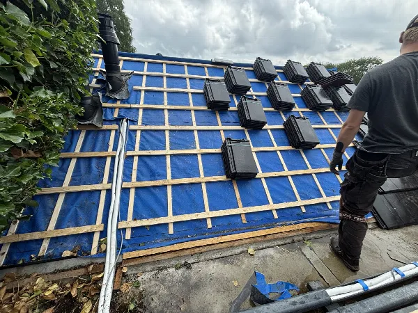 Pannendak renovatie Veendam 200m2