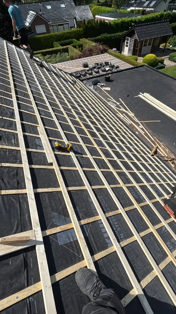 Pannendak renovatie Veendam 200m2